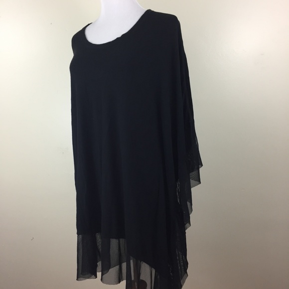 BCBGMAXAZRIA Black GEA A Knit Tunic Shirt - Picture 7 of 8
